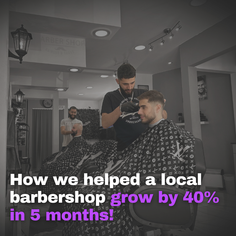 How Amax helped a local barbershop grow by 40% in 5 months!