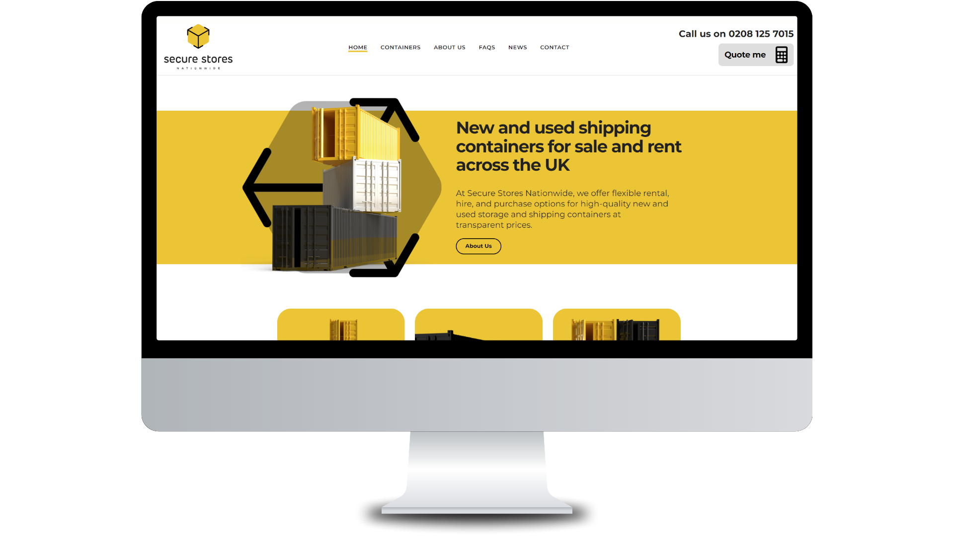 Secure Stores Nationwide optimised website for desktop